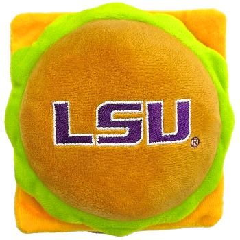 LSU Tigers- Plush Hamburger Toy
